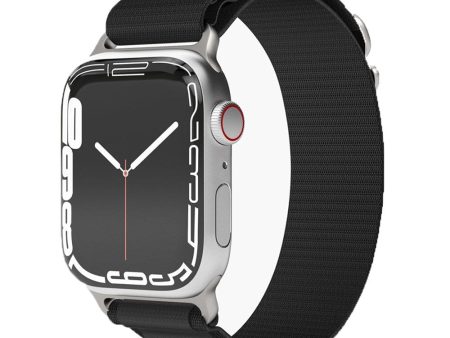 Apple Watch (38 40 SE 41 42mm) Vonmählen Action Loop Nylon Rem - Sort For Cheap