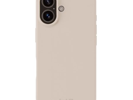 Holdit iPhone 16 Soft Touch Silikone Case - Light Beige Supply