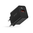 Tech-Protect Network 30W Vægoplader m. 1 x USB-C PD & 1 x USB-A QC - Sort Discount