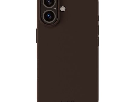 Holdit iPhone 16 Soft Touch Silikone Case - Chocolate Hot on Sale