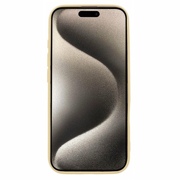 EIDERWOOD iPhone 16 Mat Fleksibel Plastik Cover - Gul Online Hot Sale