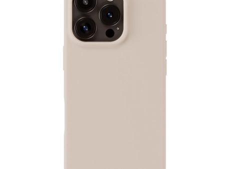 Holdit iPhone 16 Pro Soft Touch Silikone Case - Light Beige on Sale