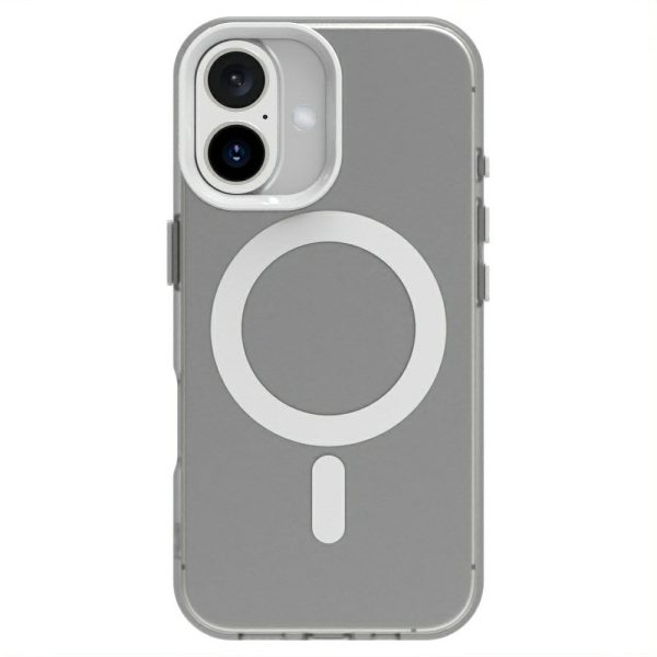 EIDERWOOD iPhone 16 Hybrid Plast Cover - MagSafe Kompatibel - Gennemsigtig   Hvid Hot on Sale