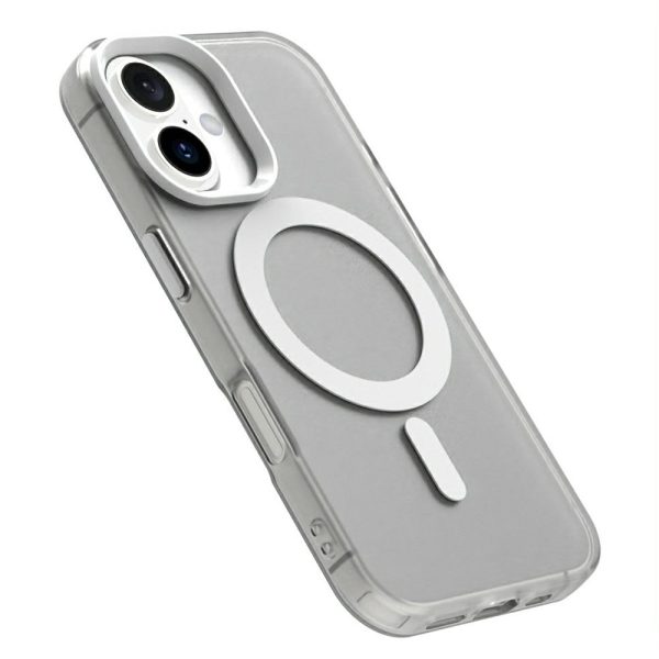 EIDERWOOD iPhone 16 Hybrid Plast Cover - MagSafe Kompatibel - Gennemsigtig   Hvid Hot on Sale