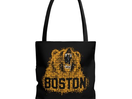 Boston Bear Graffiti Tote Bag For Sale