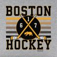 Boston Hockey Crossed Sticks Youth T-Shirt Online Sale