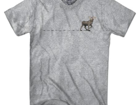 Winter Moose Tracks T-Shirt For Discount