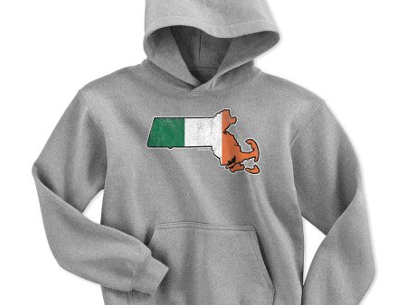 Irish Massachusetts Youth Hoodie Sale