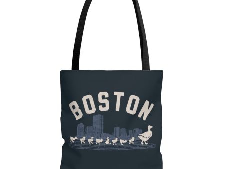 Boston Ducklings Skyline Tote Bag For Cheap