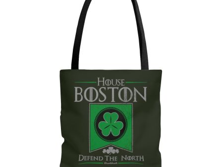 House Boston Shamrock Banner Tote Bag For Discount