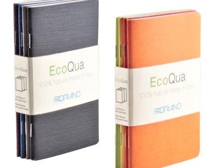 Fabriano EcoQua Notebooks - Small Set of 4 Online Sale