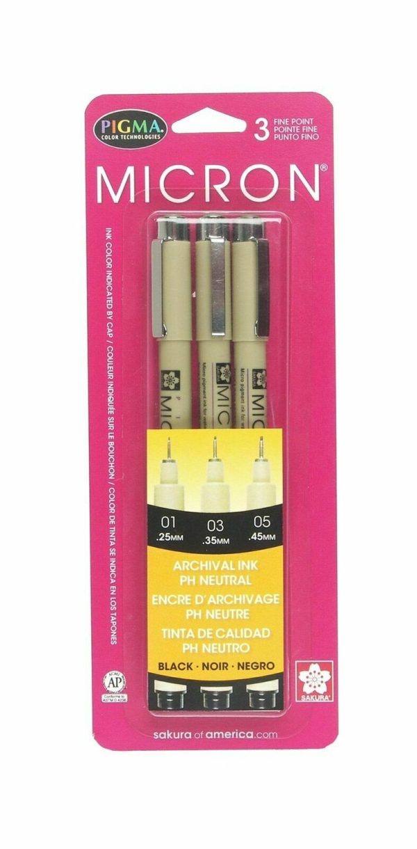 Pigma® Micron™ Fine Line Pens Supply