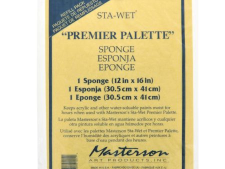 Masterson Premier Palette Sta-Wet Sponge 12 x 16 For Cheap