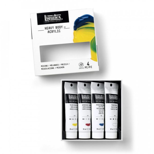 Liquitex Heavy Body Acrylic 4 pc Set Online Sale