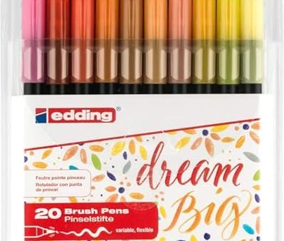 Edding 1340 brush pen - set of 20 Discount