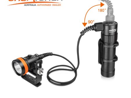 OrcaTorch D630 Canister Dive Light   Torch 4000 Lumens - Clearance Last One For Sale