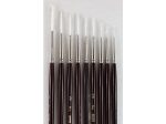 White Taklon Brushes - Series 990 Script Cheap