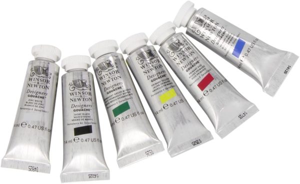 Winsor & Newton Designers Gouache - 6pc Cheap