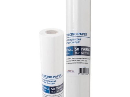 Tracing Paper: 12  Roll, 50 Yards, 8lb. White Roll Online Sale