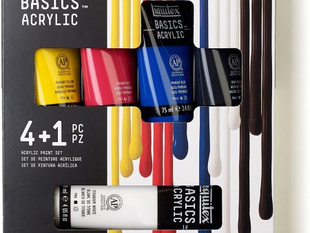 Liquitex Basics Acrylic 4+1 Paint Set For Cheap