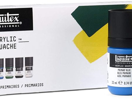 Acrylic Gouache Set - 6x22ml - Primaries Discount