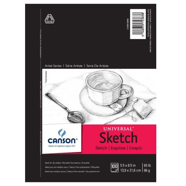 Canson® Universal™ Sketch Pads - 100 sheets on Sale