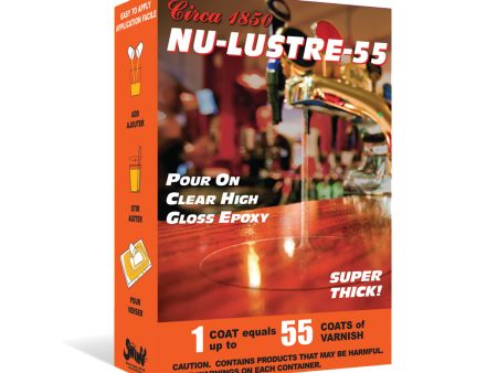 Circa 1850 NU-LUSTRE-55 High Gloss Epoxy For Discount