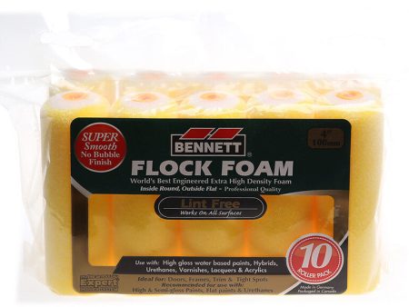 Bennett Flock Foam 4  Roller 10 Pack Cheap