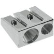 Metal Wedge Double Hole Sharpener Online now