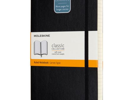 Moleskine Ruled Notebook - Soft Cover - Expanded Online now