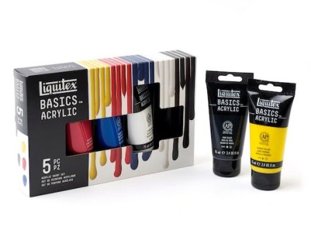 Liquitex Basics Acrylic Set - 5pc Discount