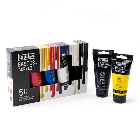 Liquitex Basics Acrylic Set - 5pc Discount