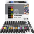 W&N Promarker 12 + 1 Tattoo Tones Discount