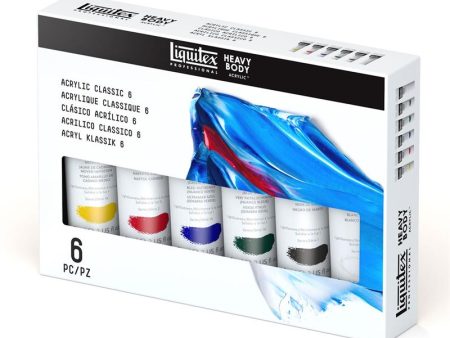 Liquitex Heavy Body Acrylic 6 pc Set on Sale