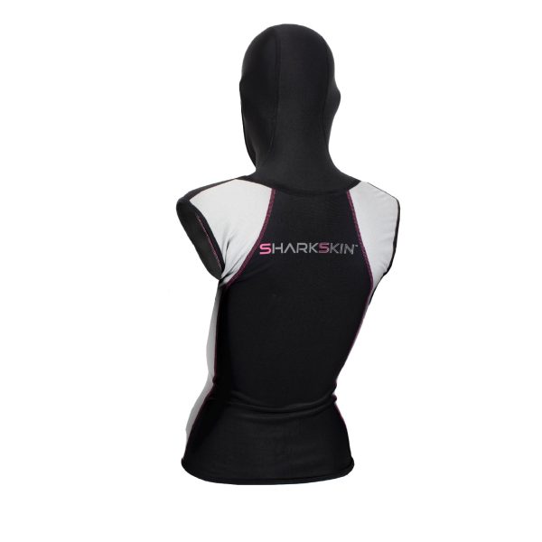 Sharkskin Chillproof Sleeveless Vest with Hood - Women For Cheap