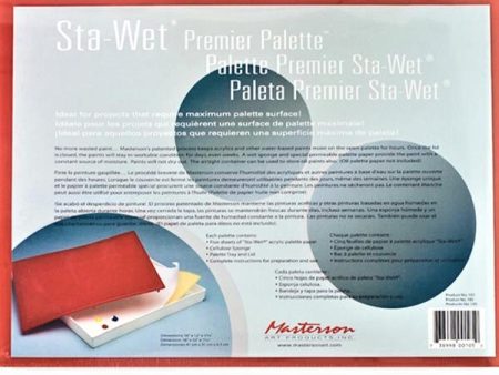 Masterson Premier Palette Sta-Wet 12.5  x 16.5  Online