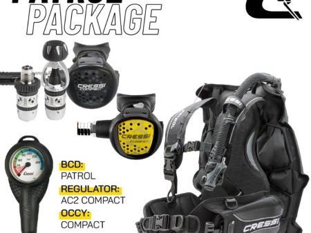 Cressi Patrol BCD + AC2 Regulator Set Fashion