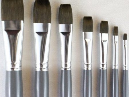 Mightlon Synthetic Flat Brushes Cheap