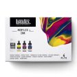 Liquitex Acrylic Ink Set - Pouring Technique - Primary Supply