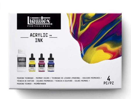 Liquitex Acrylic Ink Set - Pouring Technique - Primary Supply